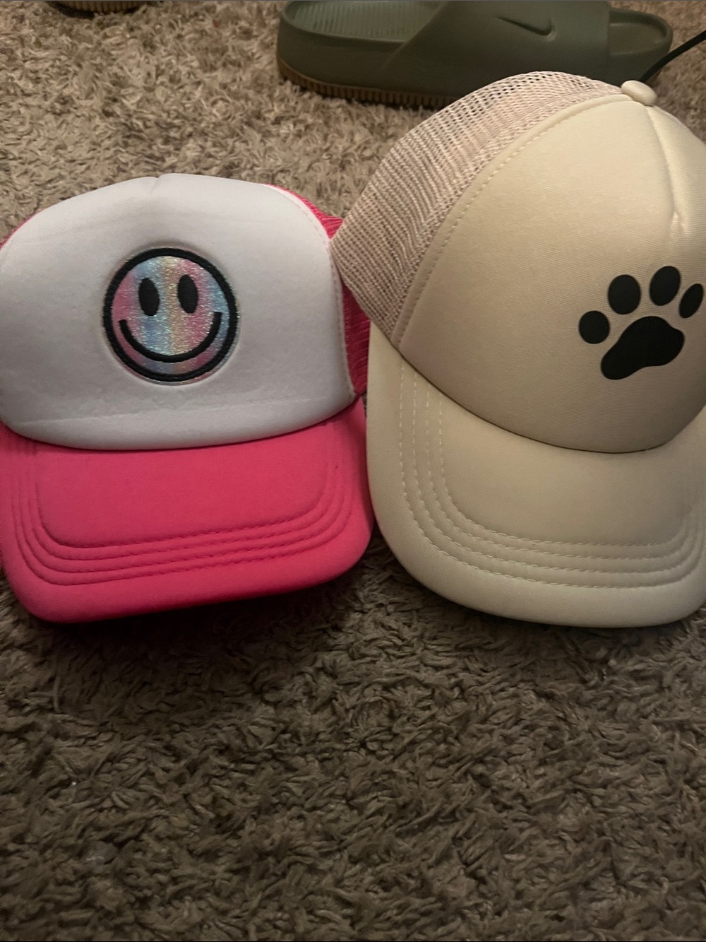Cute Trucker Hats - Pink, Khaki or Blue